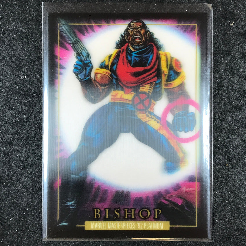 2024 Marvel Masterpieces '92 Platinum BISHOP Base Lenticular #6