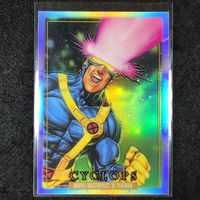 2024 Marvel Masterpieces '92 Platinum CYCLOPS Base Rainbow #13