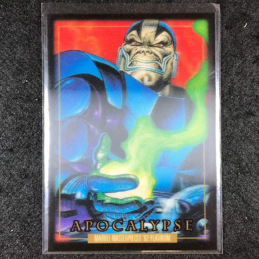 2024 Marvel Masterpieces '92 Platinum APOCALYPSE Base Lenticular #9