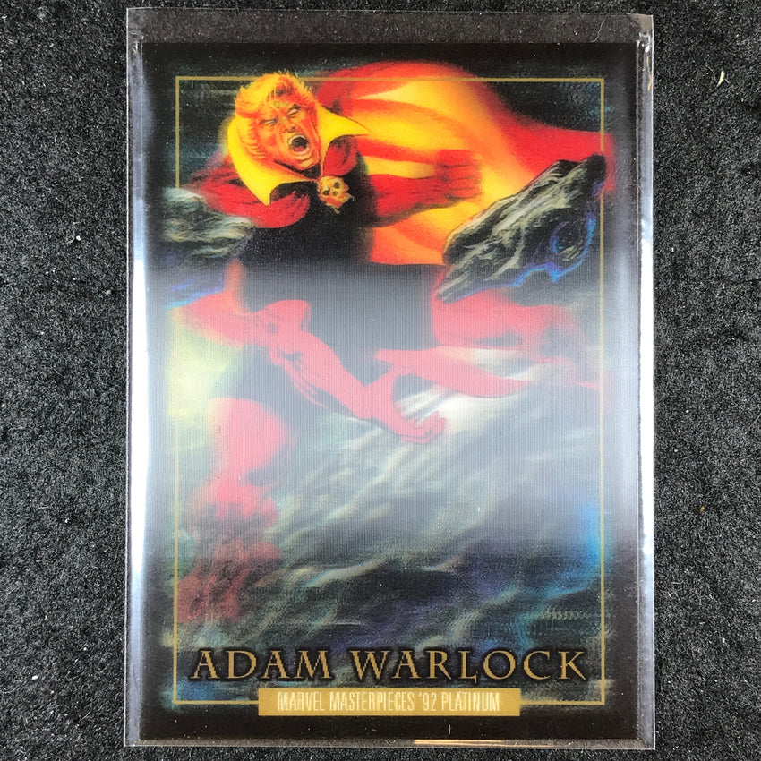 2024 Marvel Masterpieces '92 Platinum ADAM WARLOCK Base Lenticular #10