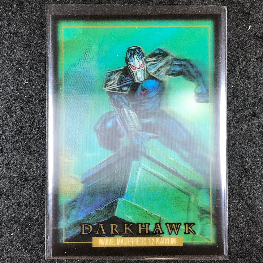 2024 Marvel Masterpieces '92 Platinum DARKHAWK Base Lenticular #11