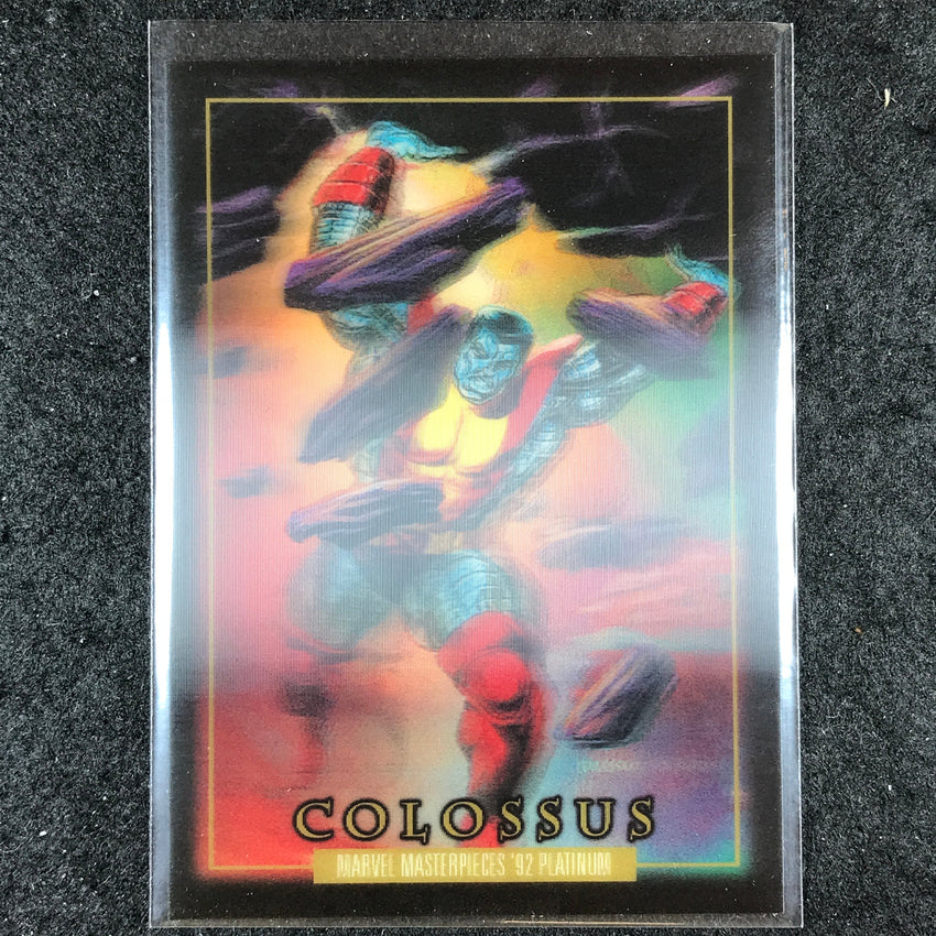 2024 Marvel Masterpieces '92 Platinum COLOSSUS Base Lenticular #14