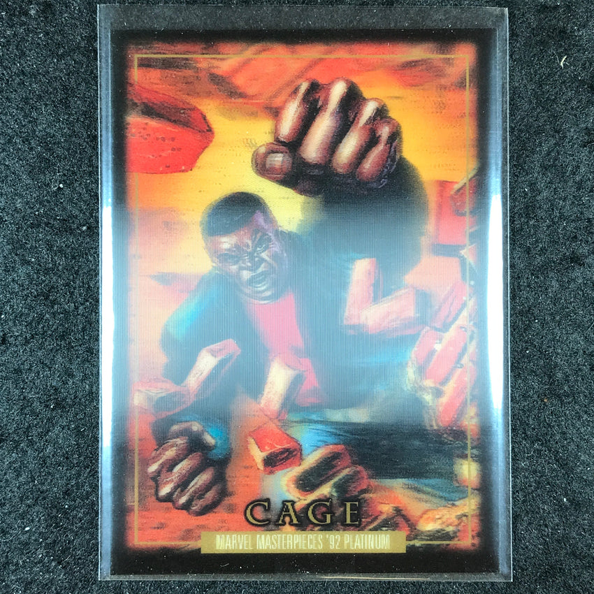 2024 Marvel Masterpieces '92 Platinum CAGE Base Lenticular #17