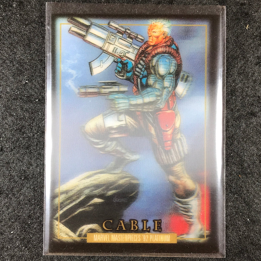 2024 Marvel Masterpieces '92 Platinum CABLE Base Lenticular #18