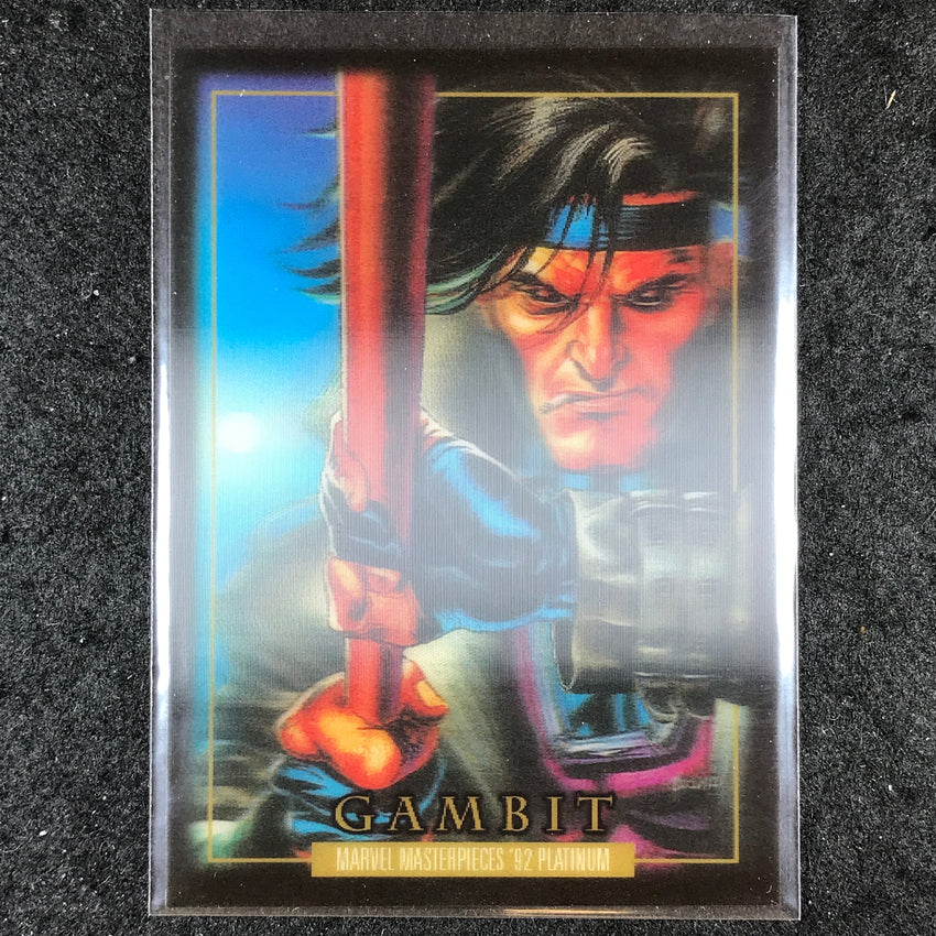 2024 Marvel Masterpieces '92 Platinum GAMBIT Base Lenticular #29