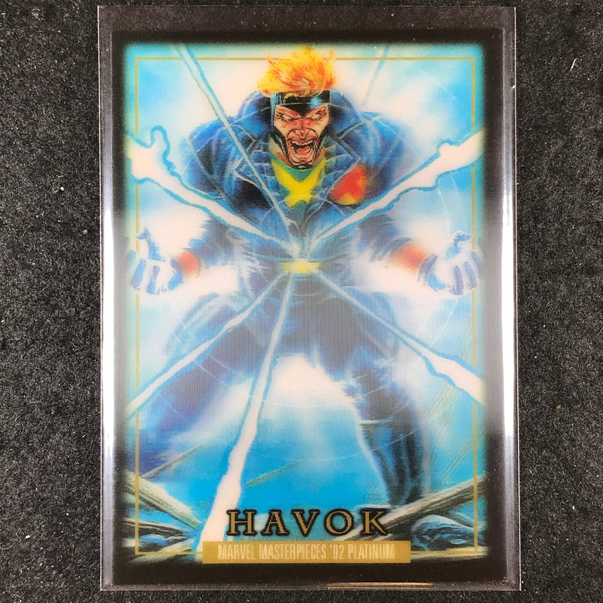 2024 Marvel Masterpieces '92 Platinum HAVOK Base Lenticular #35