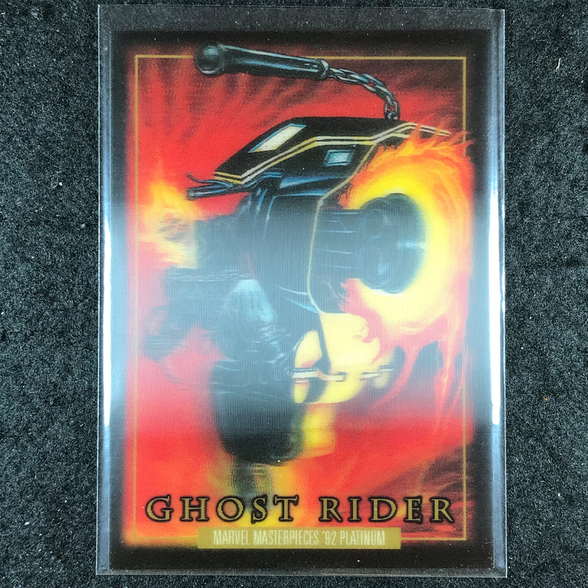 2024 Marvel Masterpieces '92 Platinum GHOST RIDER Base Lenticular #37