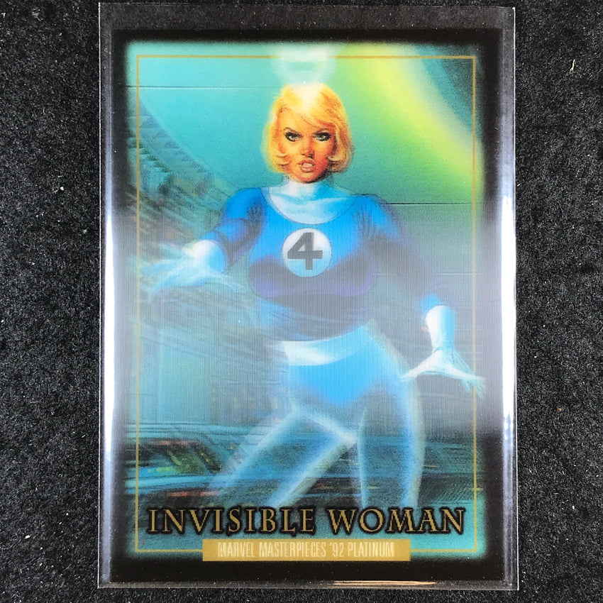 2024 Marvel Masterpieces '92 Platinum INVISIBLE WOMAN Base Lenticular #39
