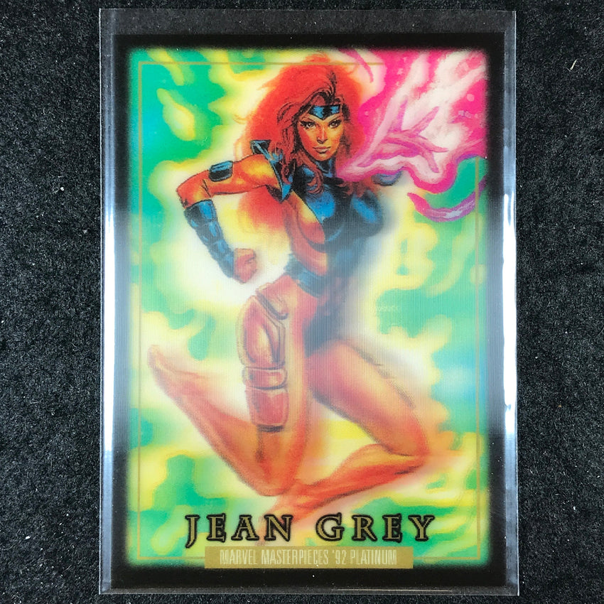 2024 Marvel Masterpieces '92 Platinum JEAN GREY Base Lenticular #46