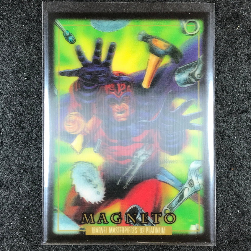 2024 Marvel Masterpieces '92 Platinum MAGNETO Base Lenticular #49