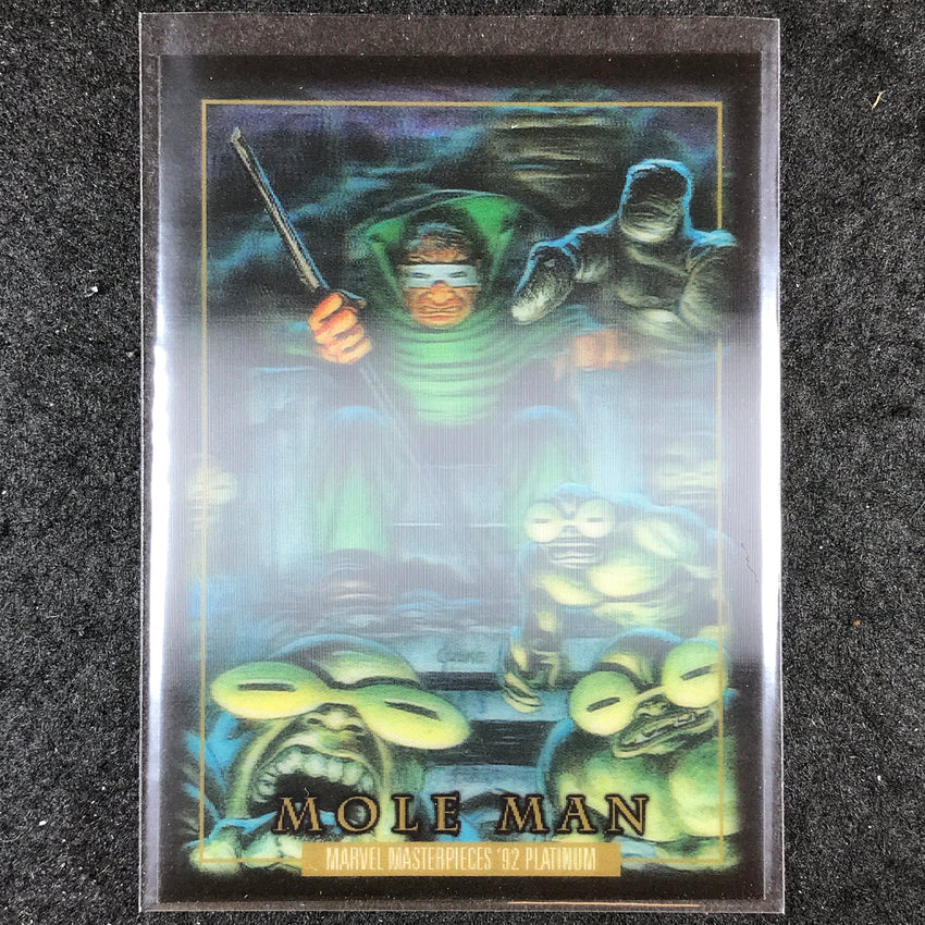 2024 Marvel Masterpieces '92 Platinum MOLE MAN Base Lenticular #52
