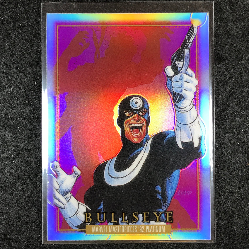 2024 Marvel Masterpieces '92 Platinum BULLSEYE Base Rainbow #19