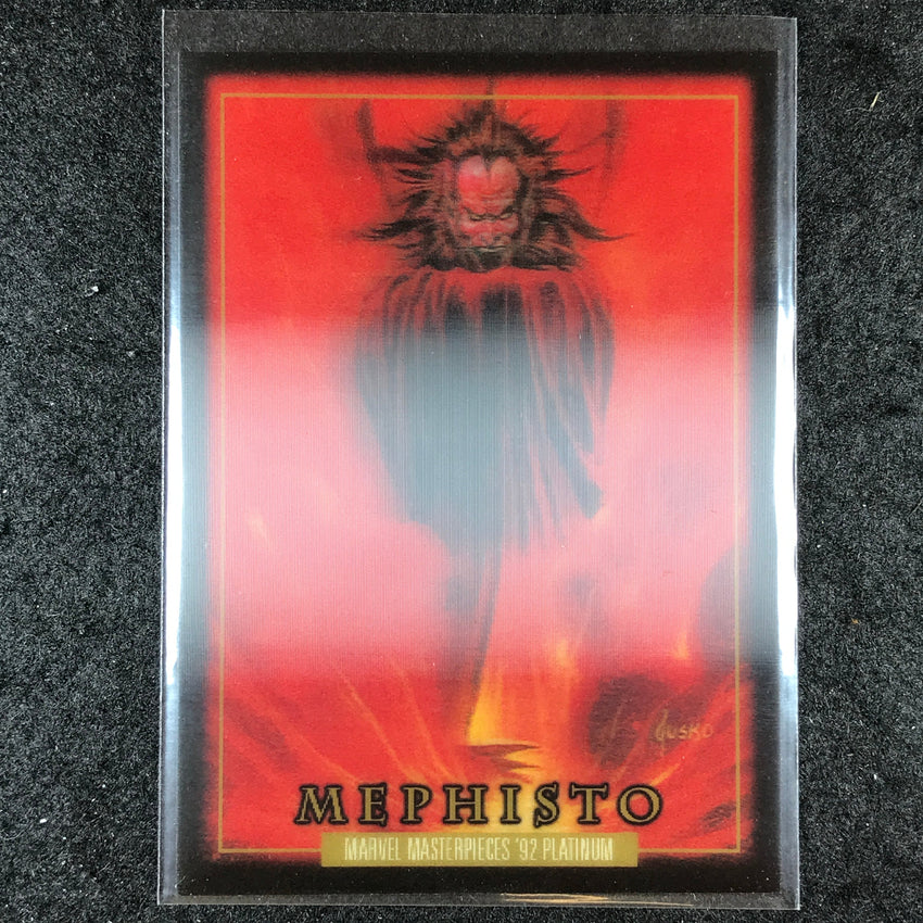 2024 Marvel Masterpieces '92 Platinum MEPHISTO Base Lenticular #54