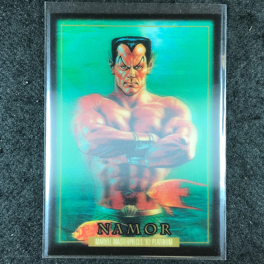 2024 Marvel Masterpieces '92 Platinum NAMOR Base Lenticular #57