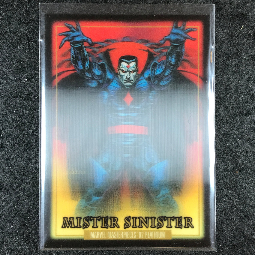 2024 Marvel Masterpieces '92 Platinum MISTER SINISTER Base Lenticular #58