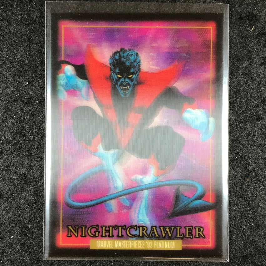 2024 Marvel Masterpieces '92 Platinum NIGHTCRAWLER Base Lenticular #62