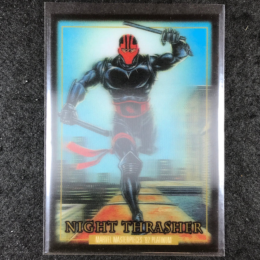 2024 Marvel Masterpieces '92 Platinum NIGHT THRASHER Base Lenticular #63