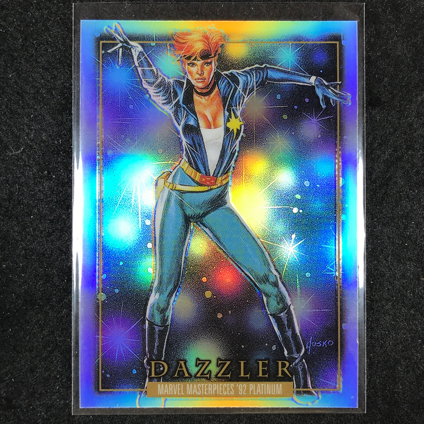 2024 Marvel Masterpieces '92 Platinum DAZZLER Base Rainbow #20