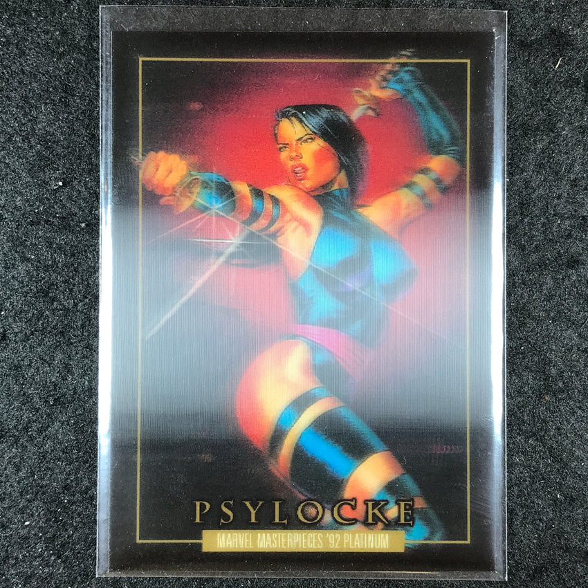 2024 Marvel Masterpieces '92 Platinum PSYLOCKE Base Lenticular #65