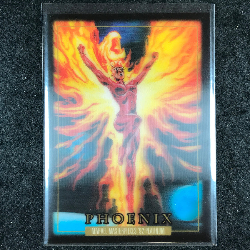 2024 Marvel Masterpieces '92 Platinum PHOENIX Base Lenticular #67