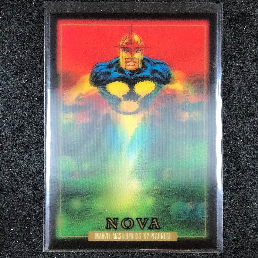 2024 Marvel Masterpieces '92 Platinum NOVA Base Lenticular #68