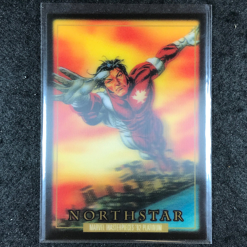 2024 Marvel Masterpieces '92 Platinum NORTHSTAR Base Lenticular #69