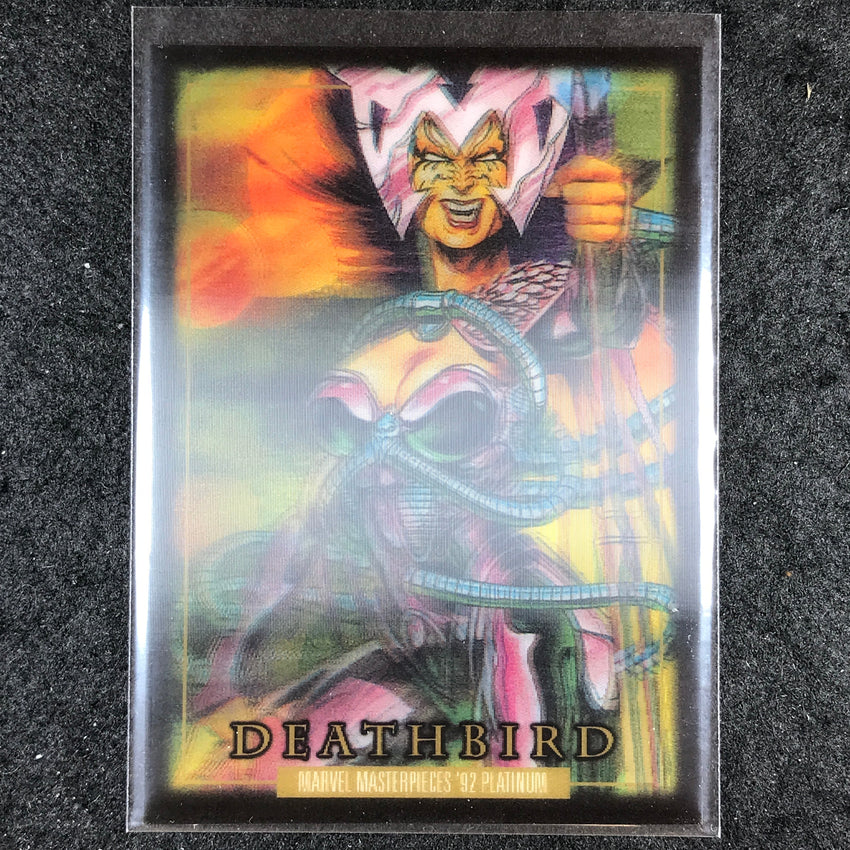 2024 Marvel Masterpieces '92 Platinum DEATHBIRD Base Lenticular #73