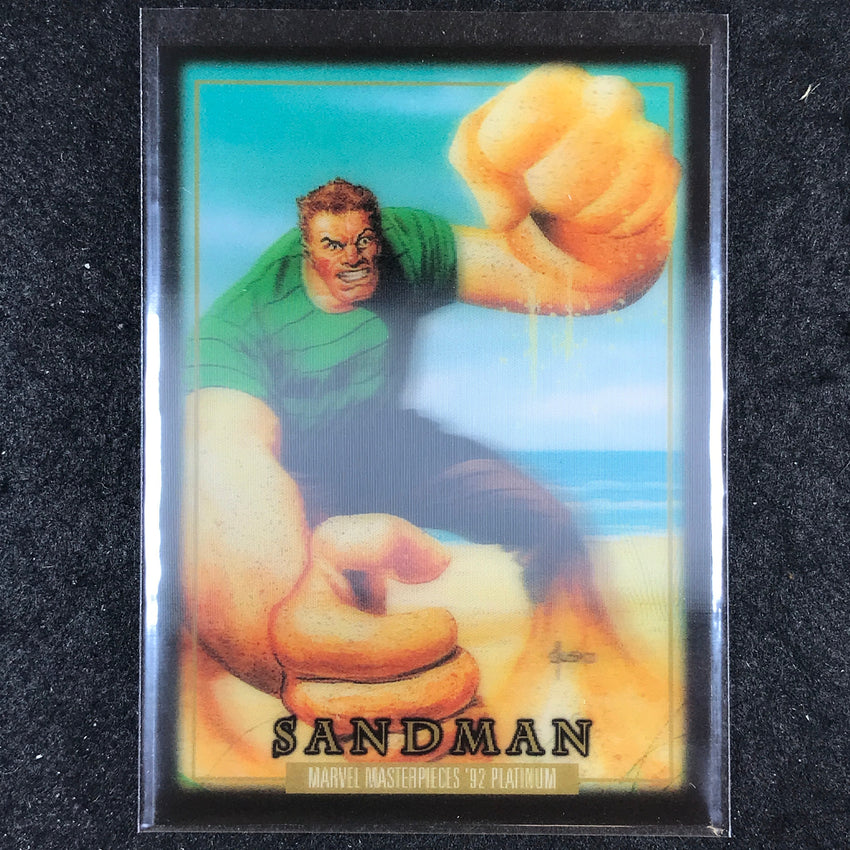 2024 Marvel Masterpieces '92 Platinum SANDMAN Base Lenticular #77
