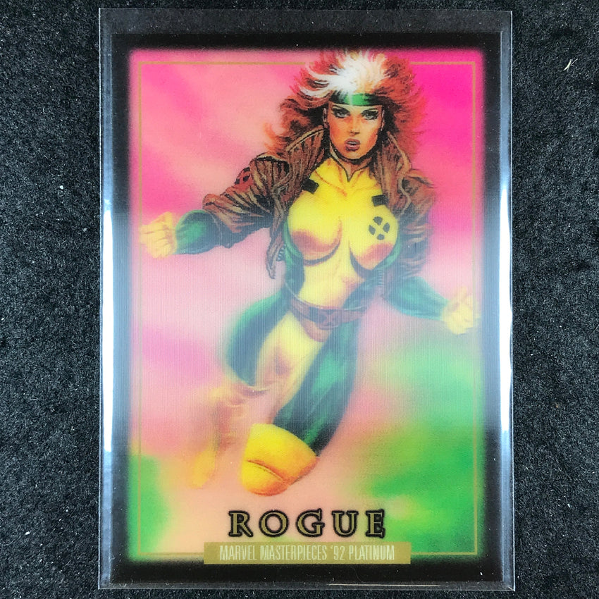 2024 Marvel Masterpieces '92 Platinum ROGUE Base Lenticular #79