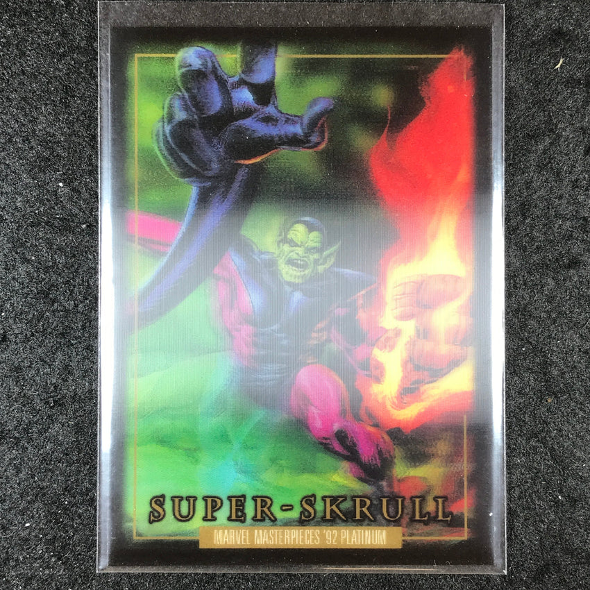 2024 Marvel Masterpieces '92 Platinum SUPER SKRULL Base Lenticular #84