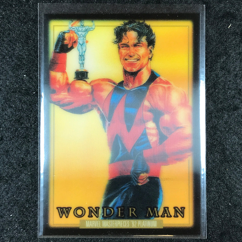 2024 Marvel Masterpieces '92 Platinum WONDER MAN Base Lenticular #93