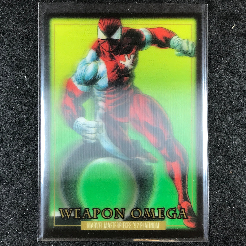 2024 Marvel Masterpieces '92 Platinum WEAPON OMEGA Base Lenticular #96