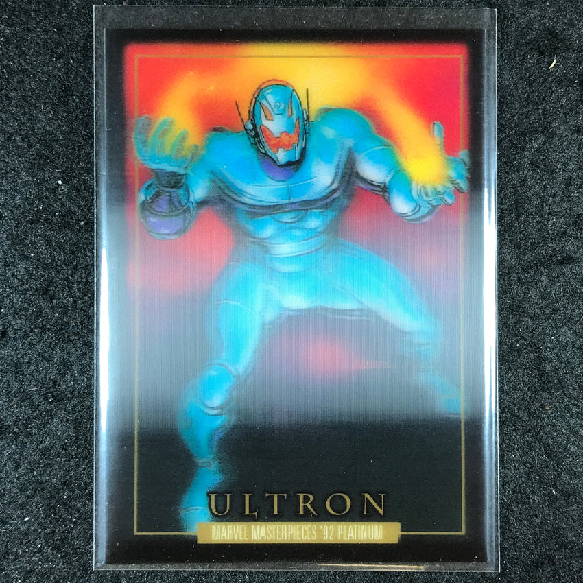 2024 Marvel Masterpieces '92 Platinum ULTRON Base Lenticular #98