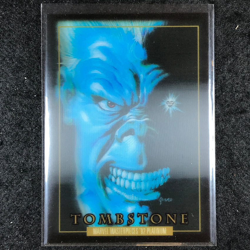 2024 Marvel Masterpieces '92 Platinum TOMBSTONE Base Lenticular #99