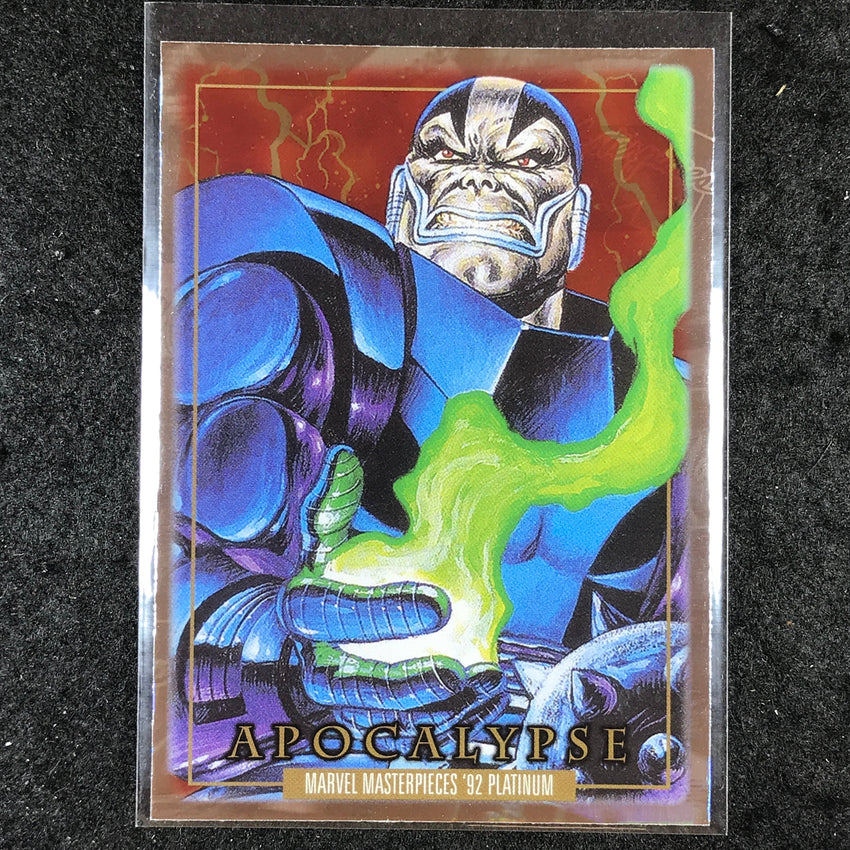 2024 Marvel Masterpieces '92 Platinum APOCALYPSE Base Holofoil #9