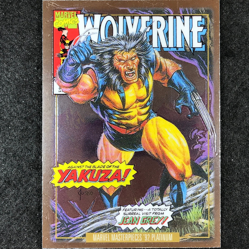 2024 Marvel Masterpieces '92 Platinum WOLVERINE Variant Cover Base #94
