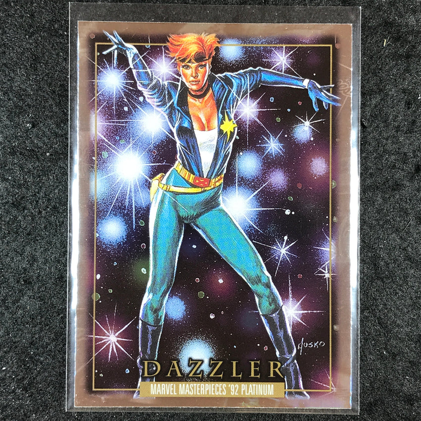 2024 Marvel Masterpieces '92 Platinum DAZZLER Base Holofoil #20