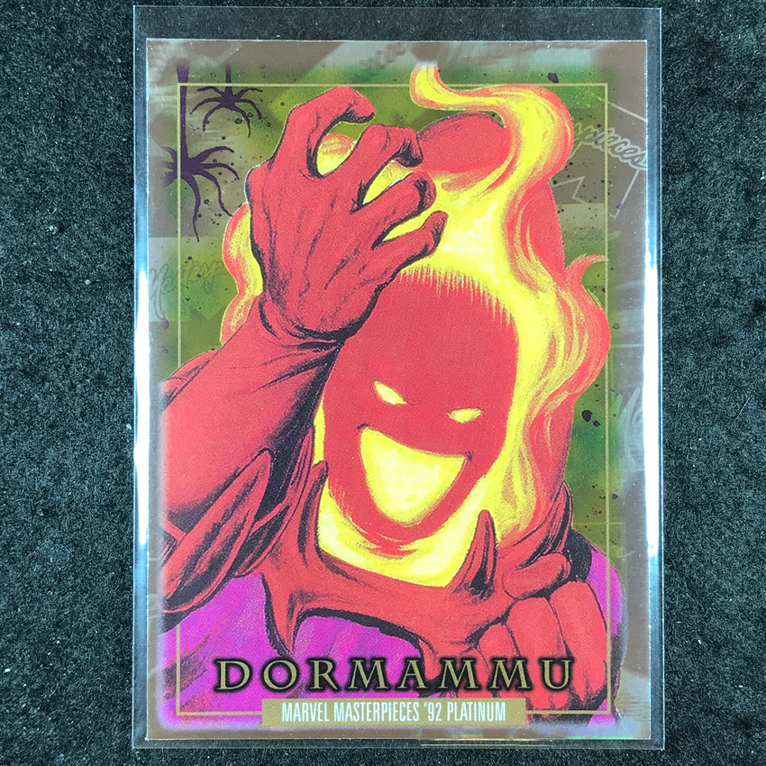 2024 Marvel Masterpieces '92 Platinum DORMAMMU Base Holofoil #27
