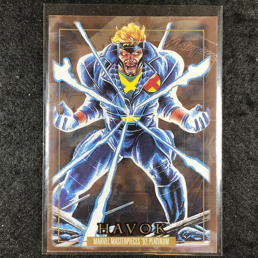 2024 Marvel Masterpieces '92 Platinum HAVOK Base Holofoil #35