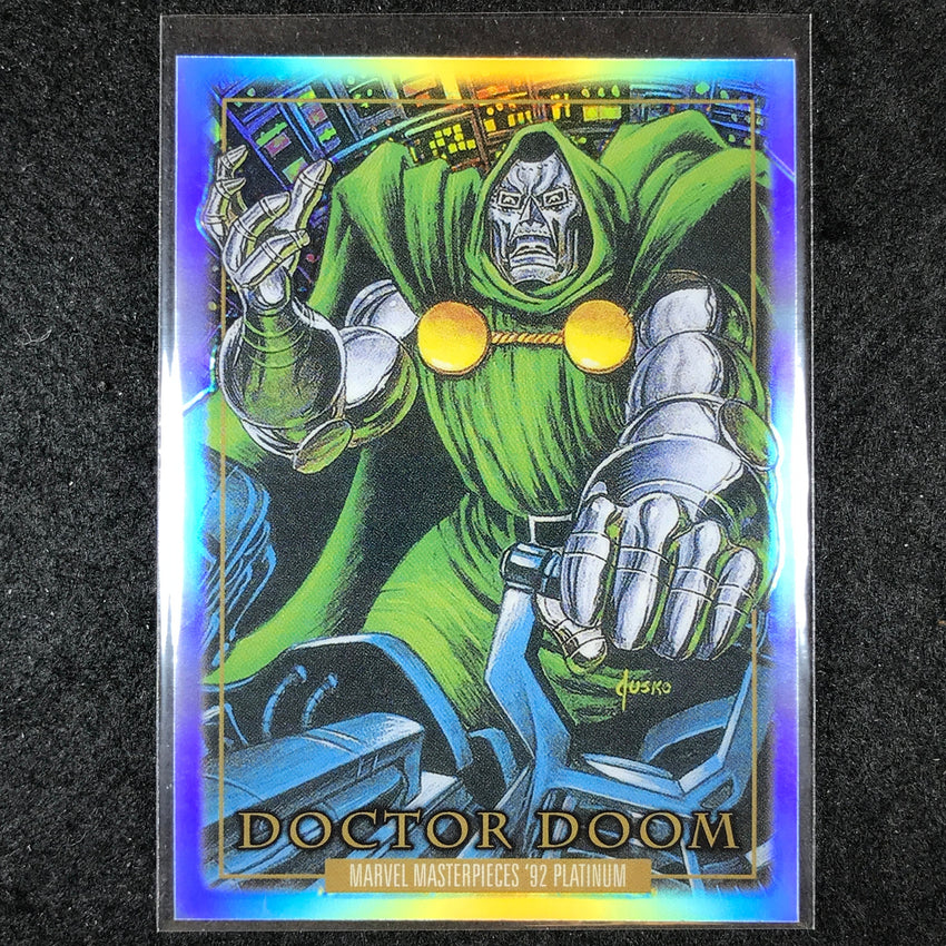 2024 Marvel Masterpieces '92 Platinum DOCTOR DOOM Base Rainbow #26