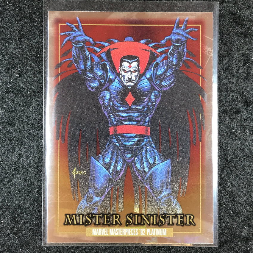 2024 Marvel Masterpieces '92 Platinum MISTER SINISTER Base Holofoil #58