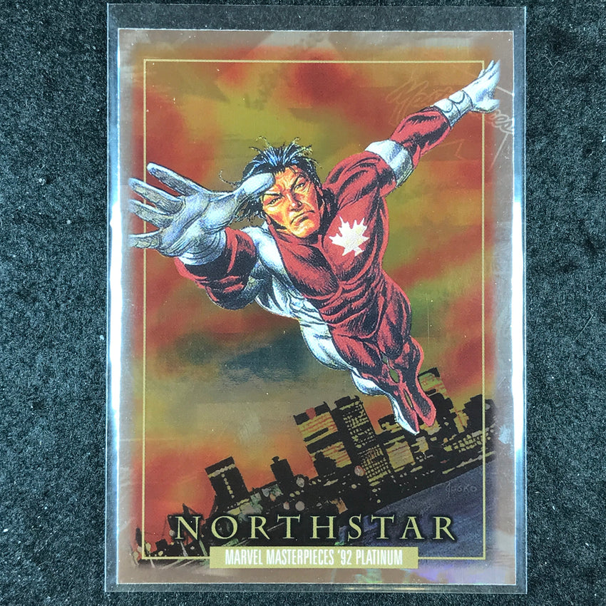 2024 Marvel Masterpieces '92 Platinum NORTHSTAR Base Holofoil #69