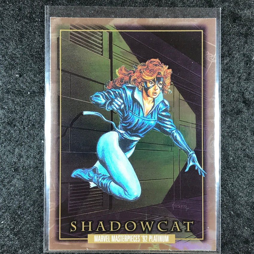 2024 Marvel Masterpieces '92 Platinum SHADOWCAT Base Holofoil #75