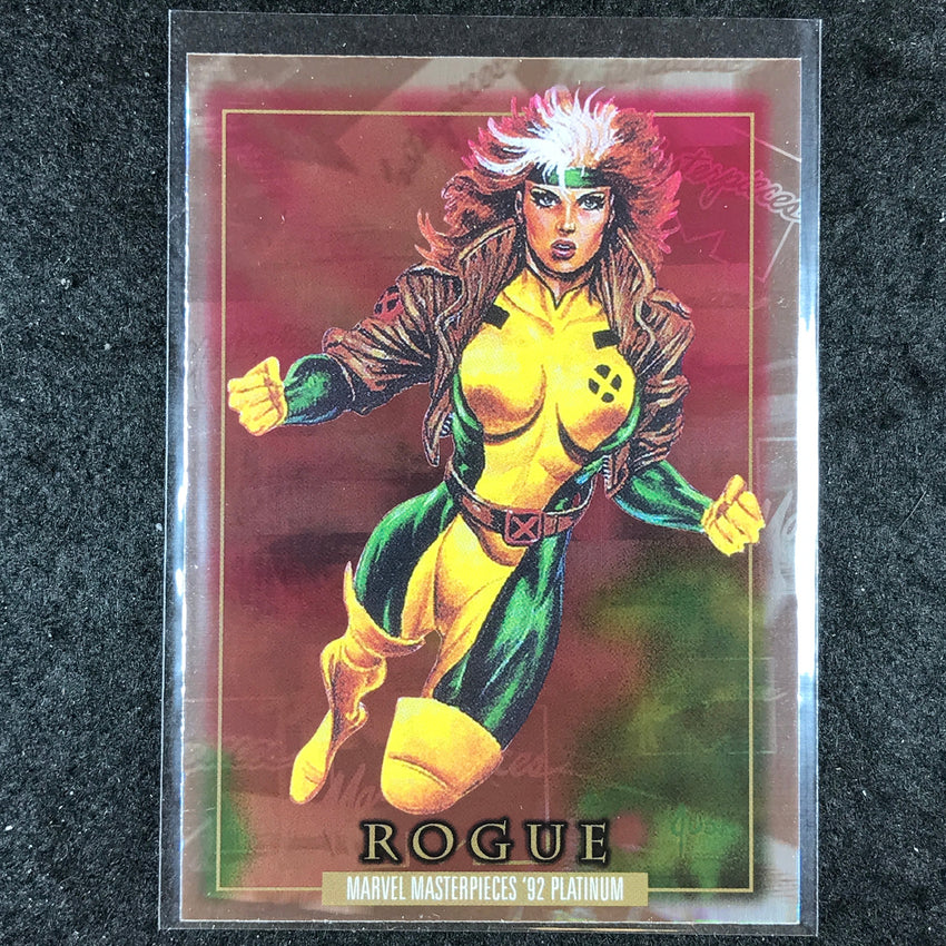 2024 Marvel Masterpieces '92 Platinum ROGUE Base Holofoil #79