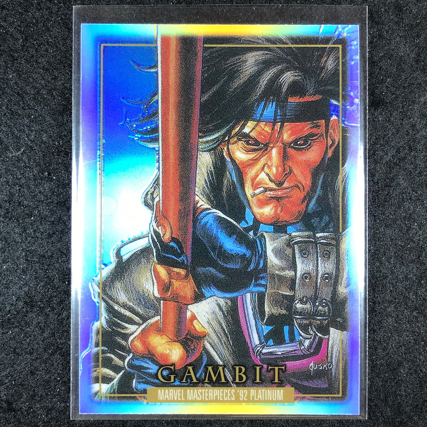 2024 Marvel Masterpieces '92 Platinum GAMBIT Base Rainbow #29