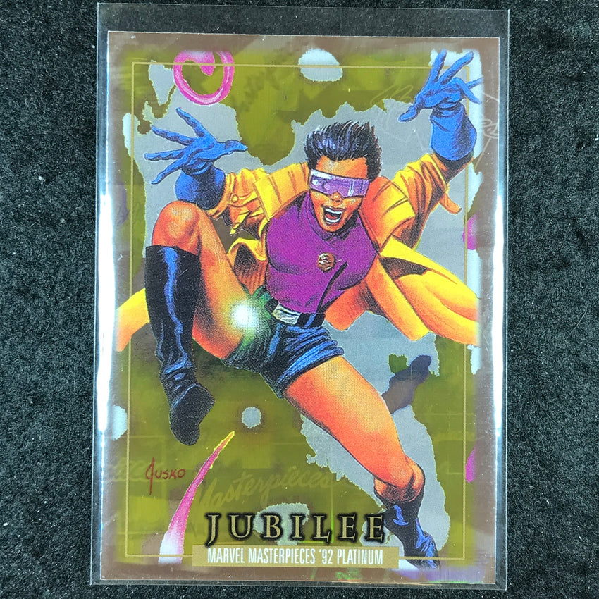 2024 Marvel Masterpieces '92 Platinum JUBILEE Base Holofoil #100
