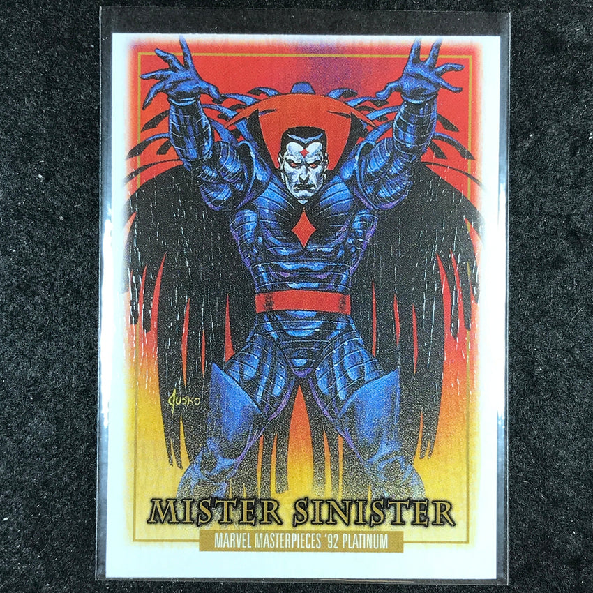 2024 Marvel Masterpieces '92 Platinum MISTER SINISTER Base Wood #58