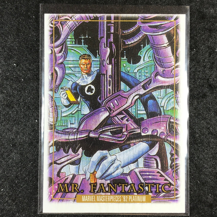 2024 Marvel Masterpieces '92 Platinum MR. FANTASTIC Base Wood #59