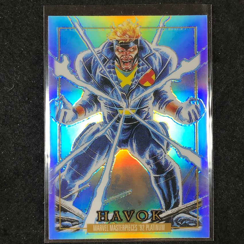 2024 Marvel Masterpieces '92 Platinum HAVOK Base Rainbow #35