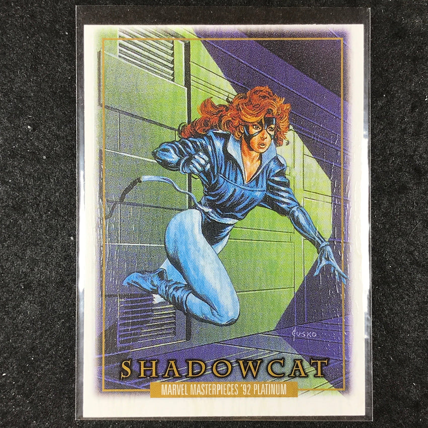 2024 Marvel Masterpieces '92 Platinum SHADOWCAT Base Wood #75